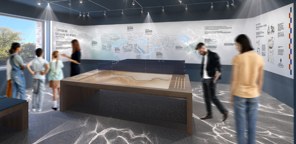 axonométrie de la Cité des enfants